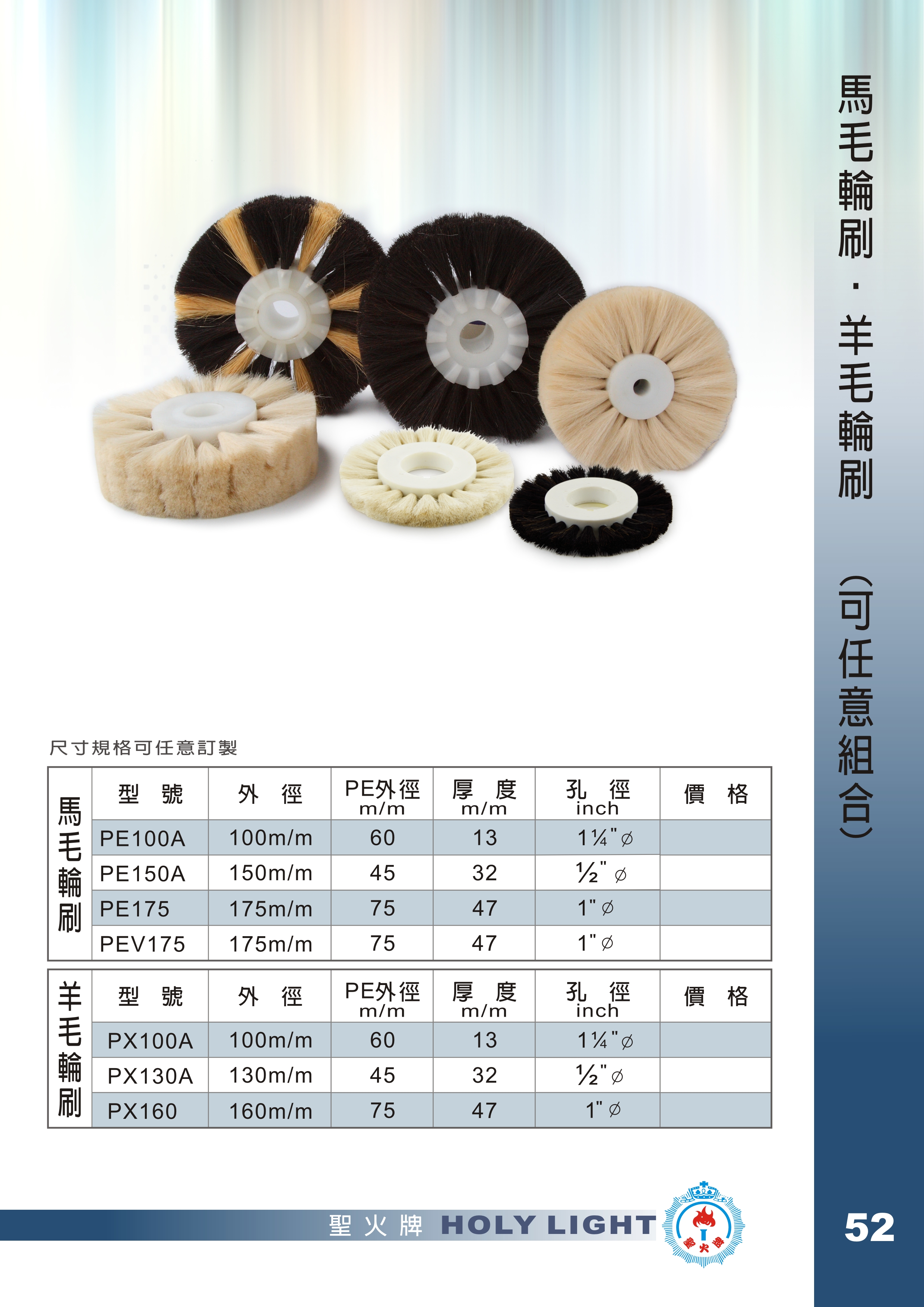 18-2.馬毛輪刷／羊毛輪刷